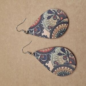 Elegant Multicolor Teardrop Earrings